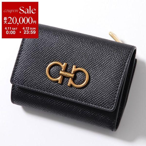 FERRAGAMO（フェラガモ） 三つ折り財布 THE GANCINI ガンチーニ 22