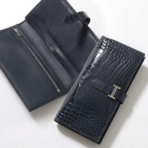 HERMES（エルメス） 二つ折り長財布 Bearn Souffle ベアン スフレ