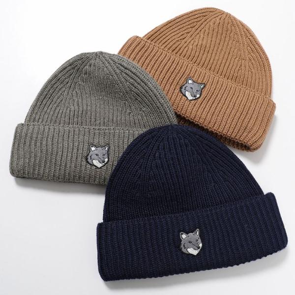 MAISON KITSUNE（メゾン キツネ） ニット帽 PM06112KT1022 メンズ