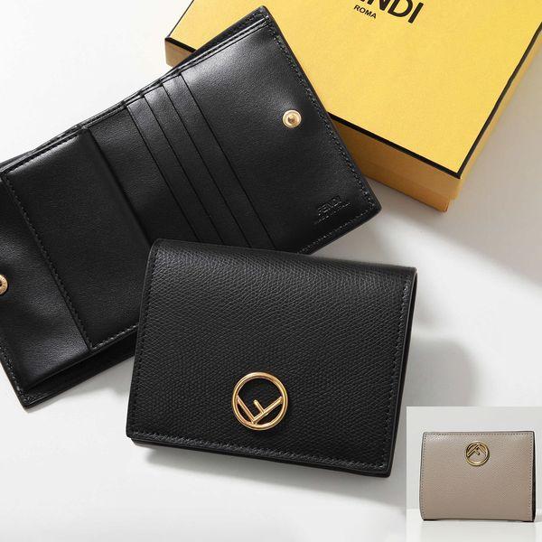 FENDI（フェンディ） 二つ折り財布 8M0387 A18B レディース レザー