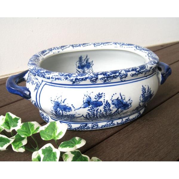 豆助 ∅42 2個セット 陶器睡蓮鉢 メダカ鉢 難有 白 ホワイト MWH 豆助