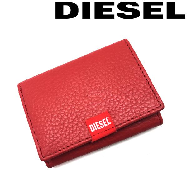 DIESEL（ディーゼル） 財布 ブランド EASY TUBE レザー レッド X09013