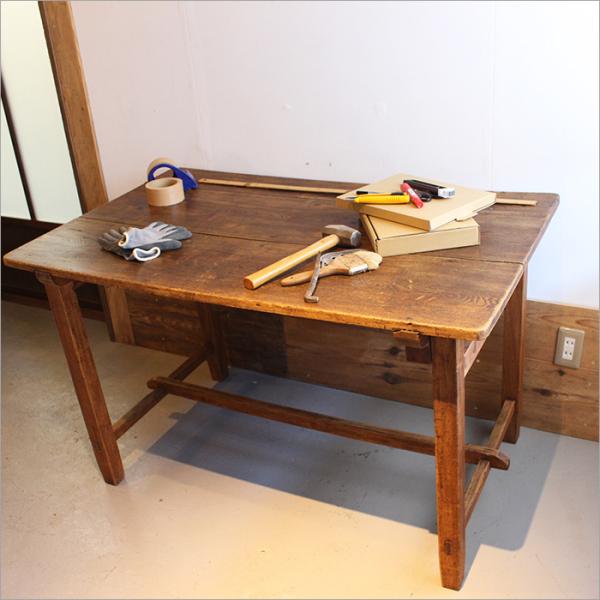 欅材 古い板 作業台 花台 展示台 古材 古道具 古民具 骨董