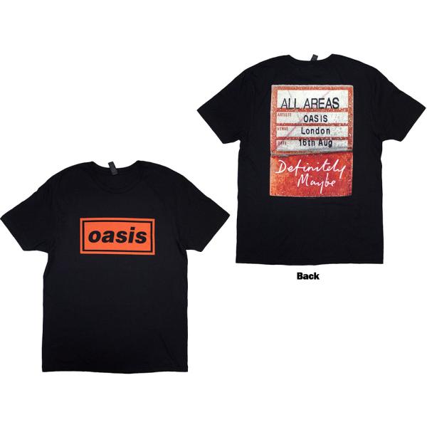oasis Definitely [レア] ライブTシャツ Maybe