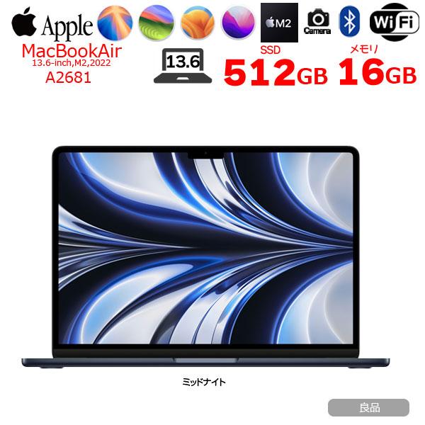 MacBook Air Apple M216GB 512GB 88% 動作確認済 MacBook Air Apple
