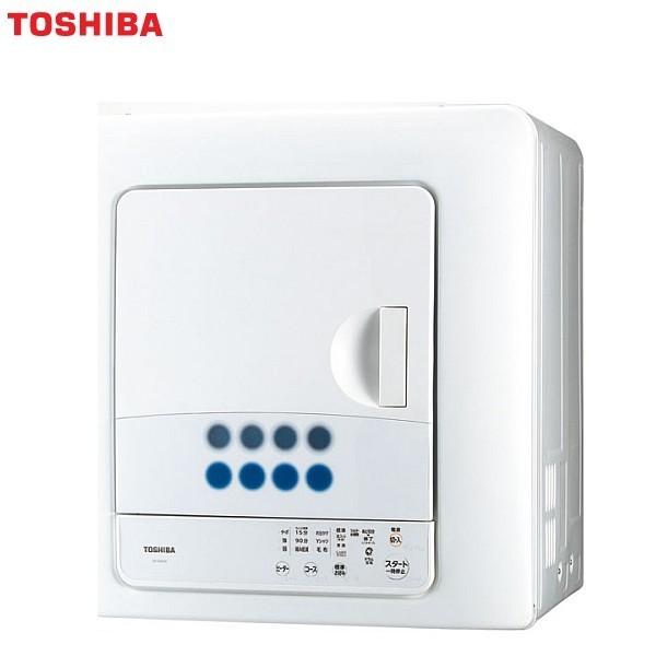 TOSHIBA（東芝） 衣類乾燥機 乾燥容量 4.5kg ピュアホワイト TOSHIBA