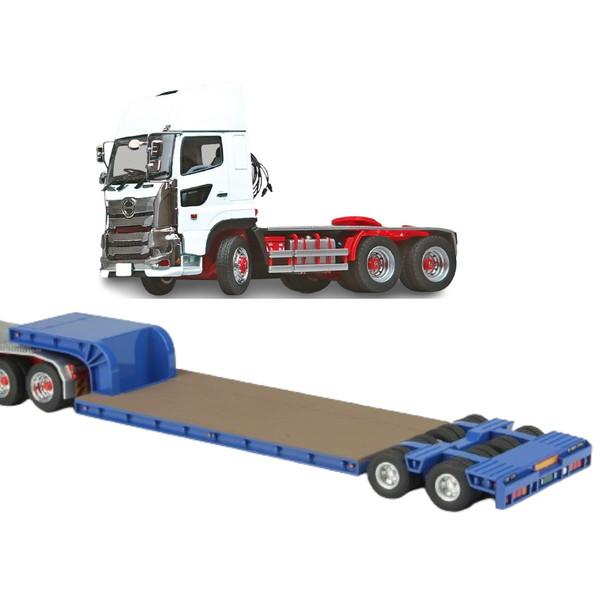 ケンクラフト 1/50 日野プロフィア SS 6x4トラクター＆トレーラー