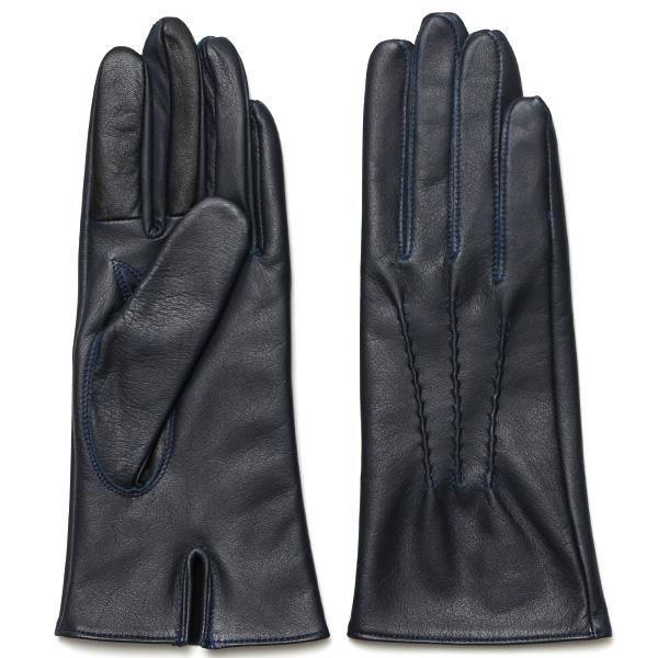 革手袋 本革 レディース レザー 手袋 日本製 ブランド ブルー ネイビー