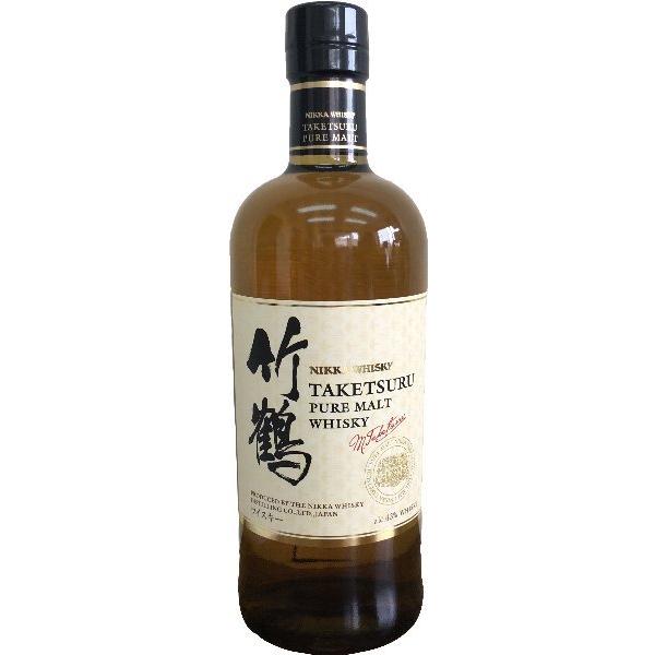 ウイスキー 竹鶴 ニッカ ピュアモルト 700ml 箱なし 3本で送料無料