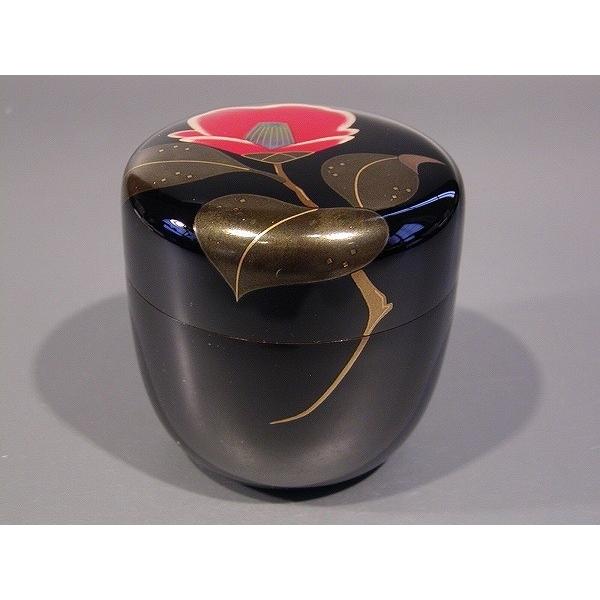 正春作 鈴虫蒔絵 棗 輪島塗 茶道具 共箱共布 V870 N6 正春作 鈴虫蒔絵