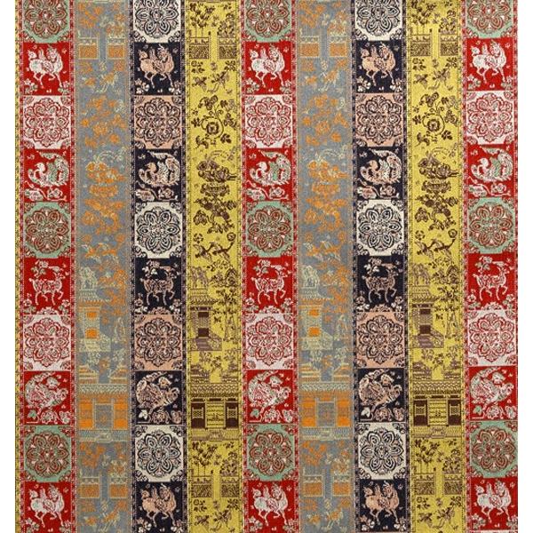 茶道具/袱紗） 龍村美術織物 古帛紗 「紅牙瑞錦（小A）」 正絹 化粧