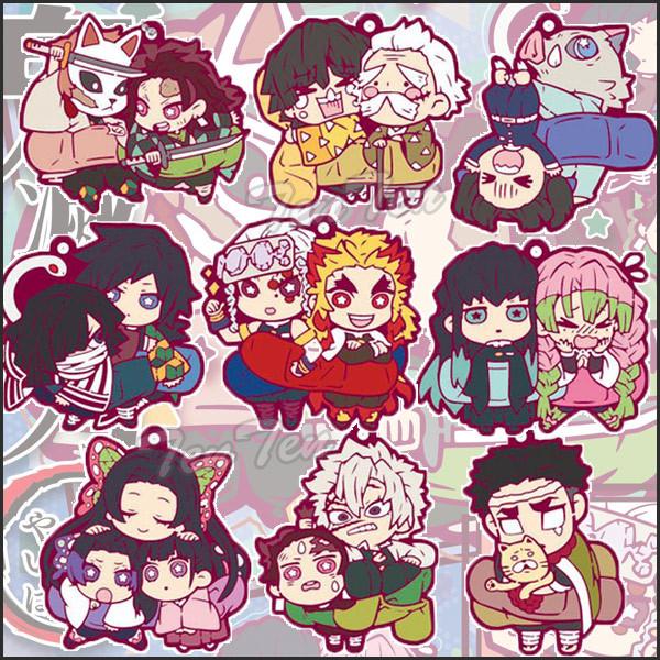 20%OFF】 鬼滅の刃 キャラばんちょうこう ラバーマスコット 陸ノ型 全9