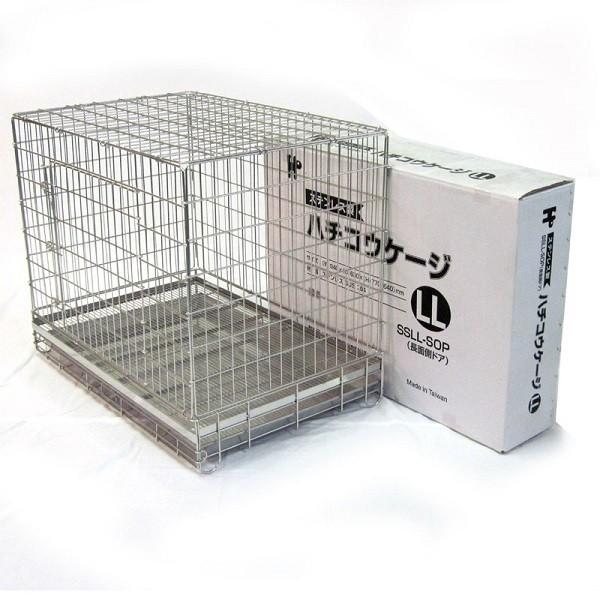 ハチコウ ステンレスケージLL−SOP 長面扉940mm×630mm×H770mm