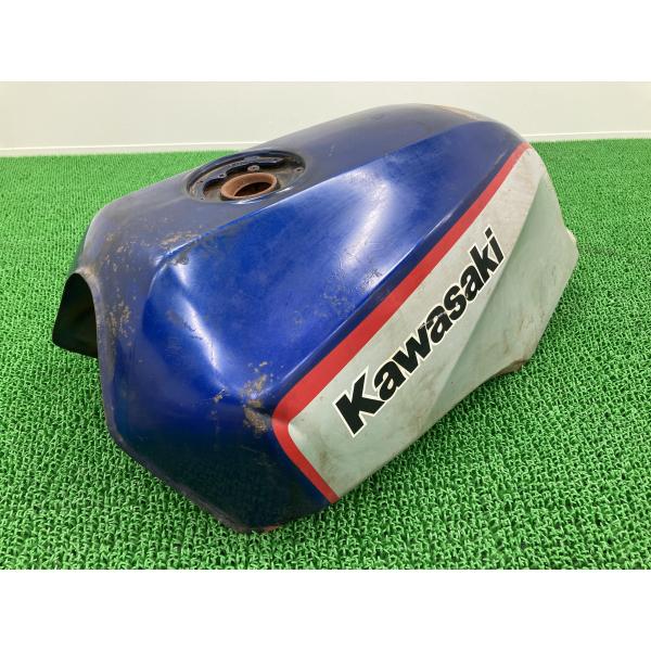 t*u様 gpz900r A9 Kawasaki バイク タンク 青 銀 カワサキ（KAWASAKI