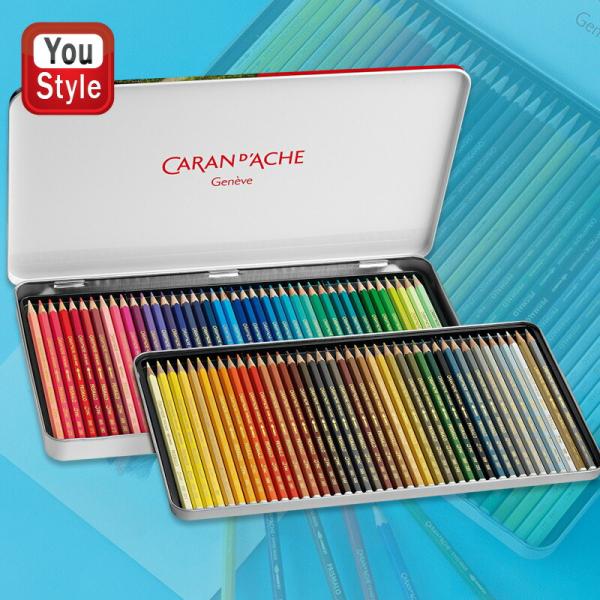 プリズマロ カランダッシュ CARAN D'ACHE 水溶性色鉛筆 80色セット
