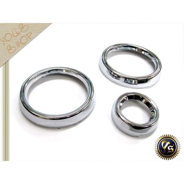 CBX400F NC07 CBX550F GS400 Z400FX PC用 メッキ メーターリング