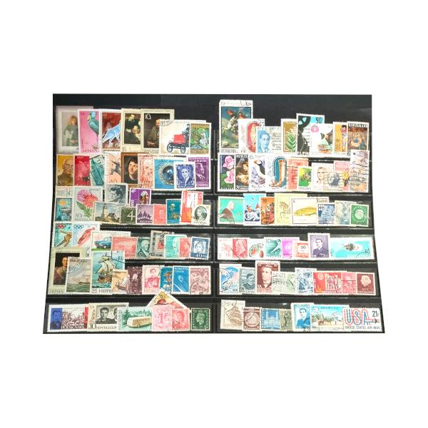 1970年代の世界の切手(使用済み)約400枚 1970年代の世界の切手(使用