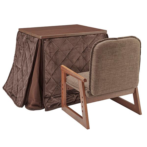 ユアサプライムス 一人用 こたつ なごみ NGM-N69DLH(FBR) 69×55cm