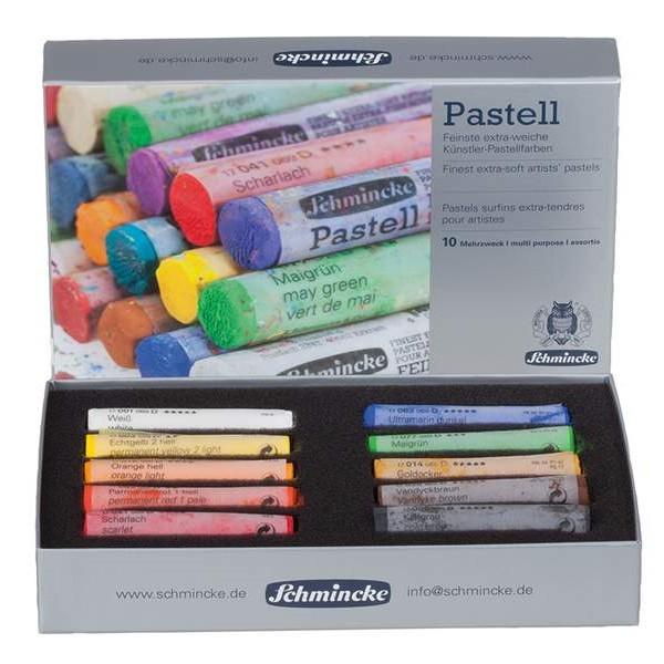Schmincke シュミンケ ソフトパステル 紙箱 10色セット : ゆめ画材