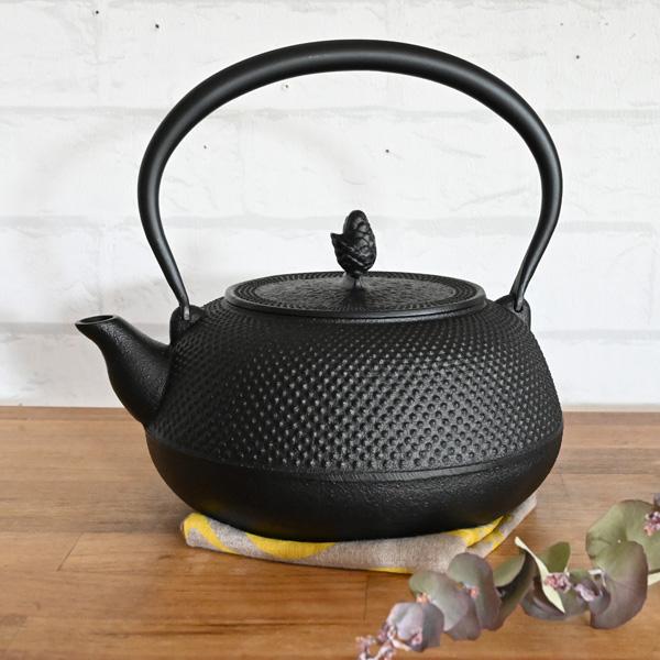 南部鉄器 岩鋳 鉄瓶 ih対応 おしゃれ 南部鉄瓶 直火ok ホーロー加工