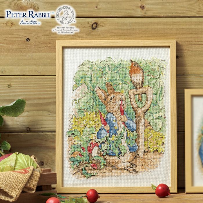 クロスステッチフレーム＜ピーターラビット（TM）となかまたち