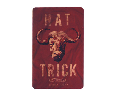 ダーツゲームカード【ダーツライブ】NO.1581 HAT TRICK｜ダーツ用品は