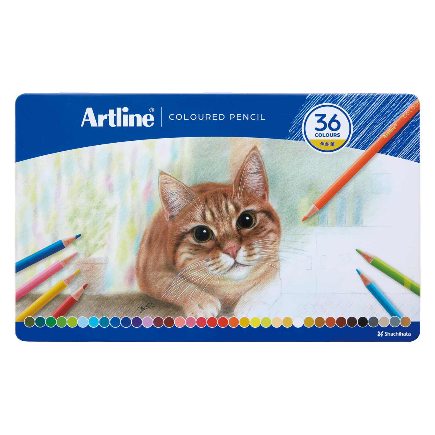 Artline 色鉛筆 36色セット|KCP-36C/H|商品カタログ|シヤチハタ株式会社
