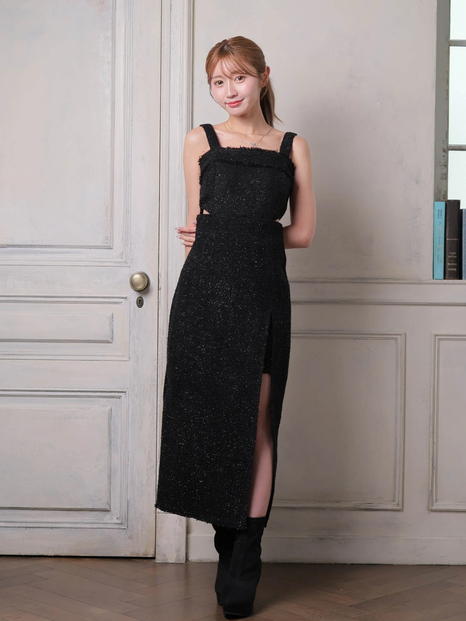 LIP SERVICE（リップサービス）｜ フリンジツイードジャンスカ