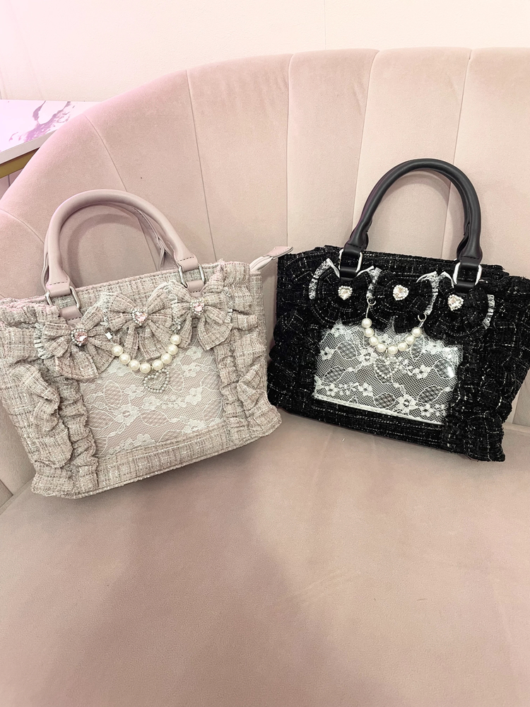 痛バ再販】確定ファンサのおまじないツイードBag 小 - Ank Rouge(アン