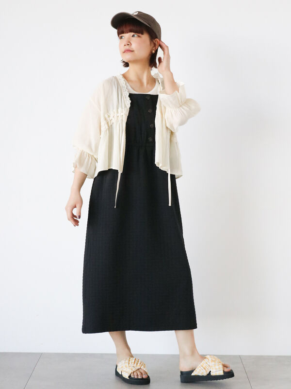 前後2WAYぽこぽこジャンスカ（ワンピース/ワンピース）【セール