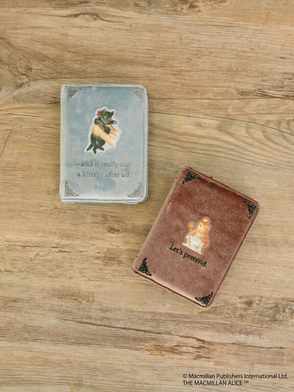 セール】 【Alice×Samansa Mos2】ブックモチーフポーチ（ブラウン