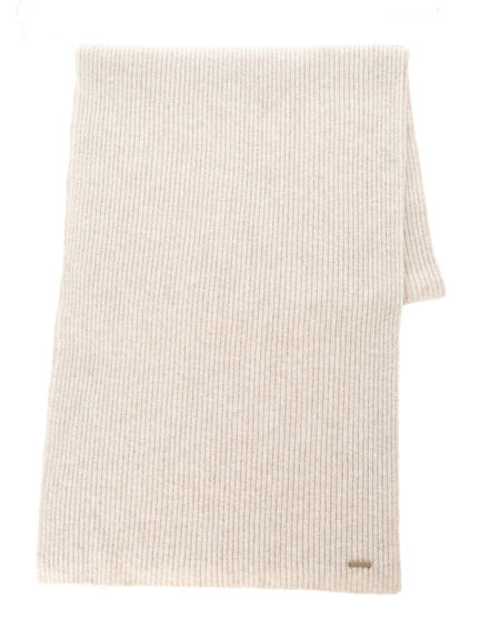 セール】 リブマフラー（グレー/キナリ/アクセサリー/ストール