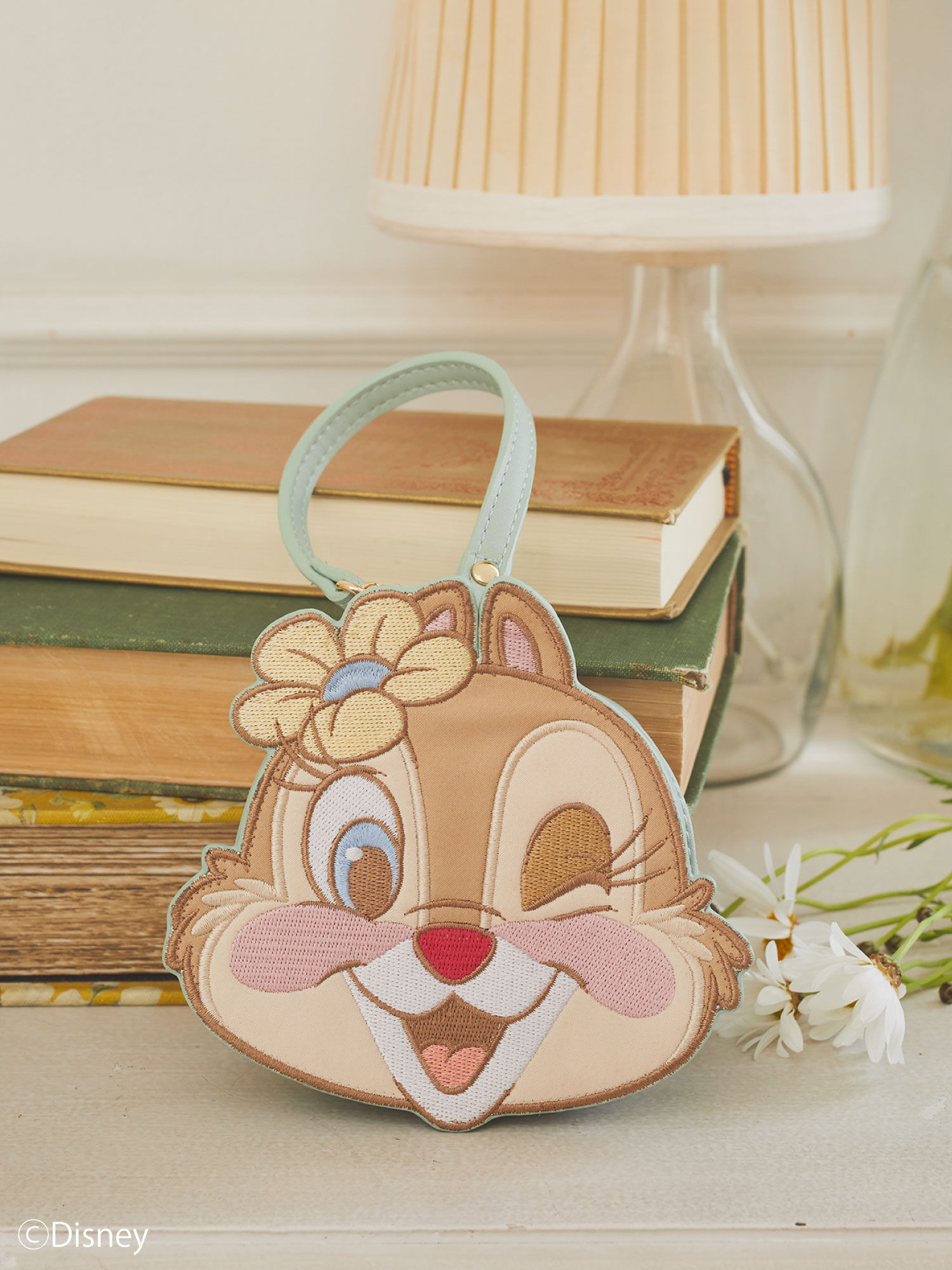 クラリス メゾンドフルール バッグチャームポーチ ディズニー ウィンク