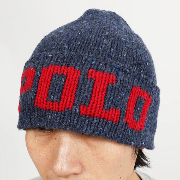 ポロラルフローレン]ニットツイードポロビーニー / POLO RALPH LAUREN