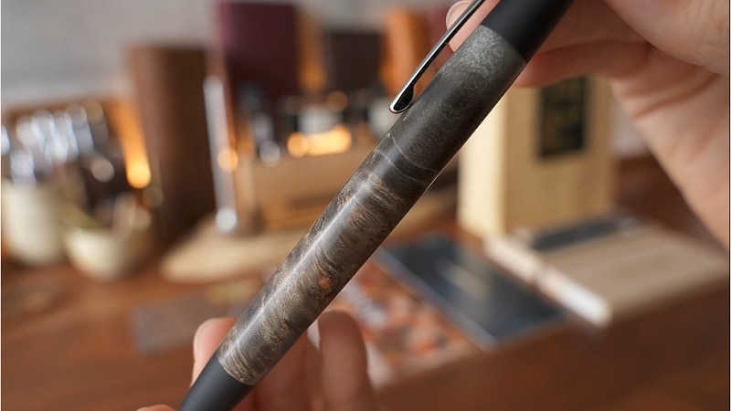 野原工芸 スタンダード スタビライズウッド ピンク 栃縮杢 限定 野原