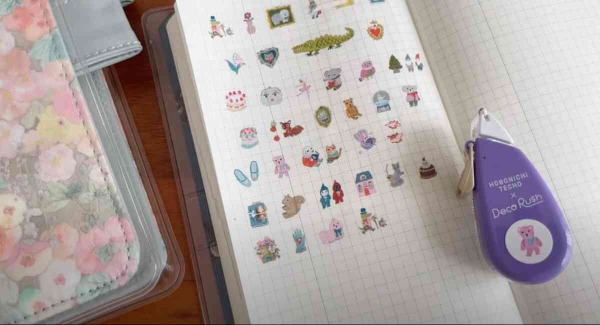 プチデコラッシュを使えばほぼ日手帳がもっとカワイイ！ - わたしの