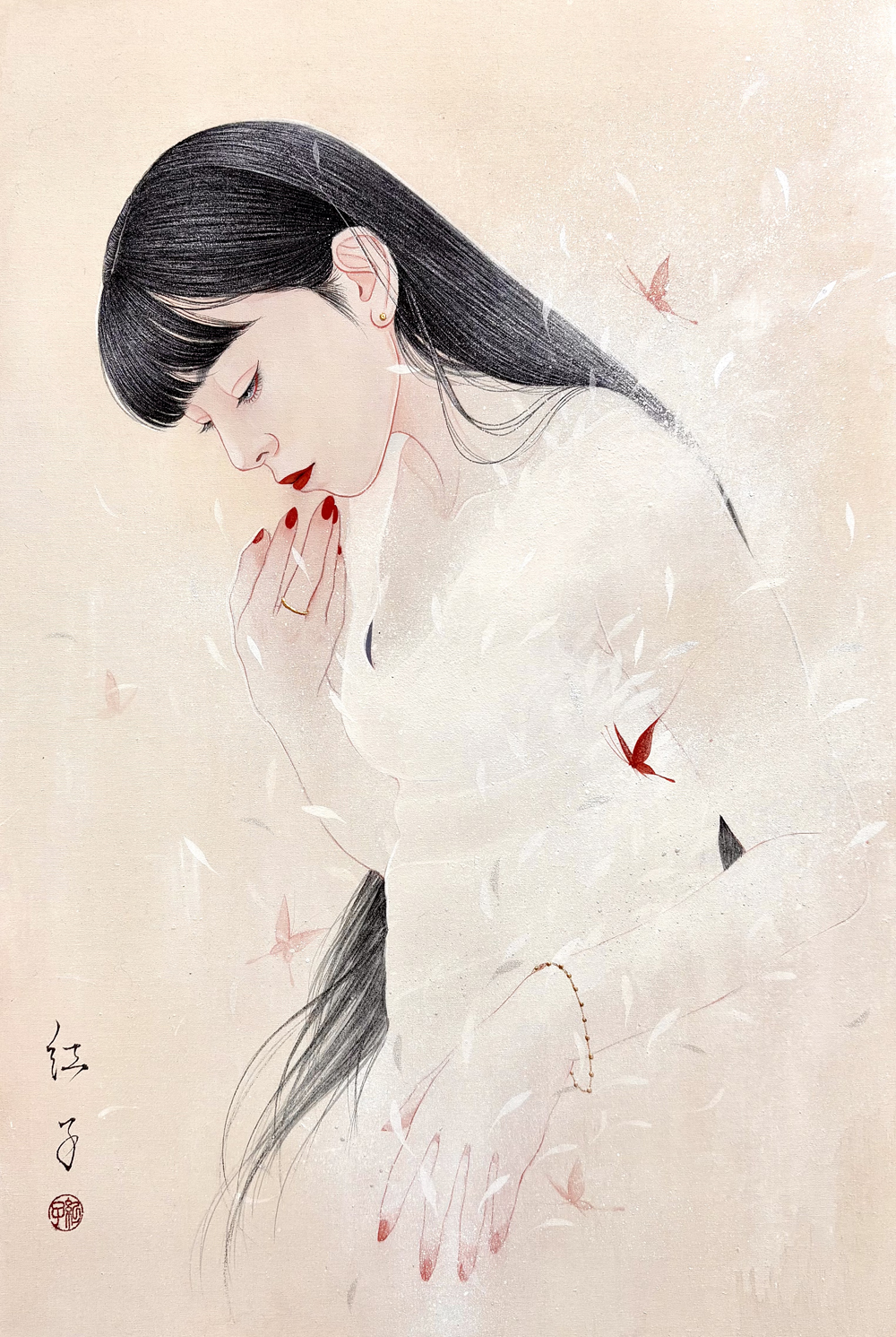 丁子紅子日本画展 – 気配の庭 – 3/07 ~ 3/14 | J-artist.com