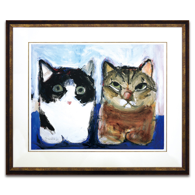 久下貴史作の猫の絵