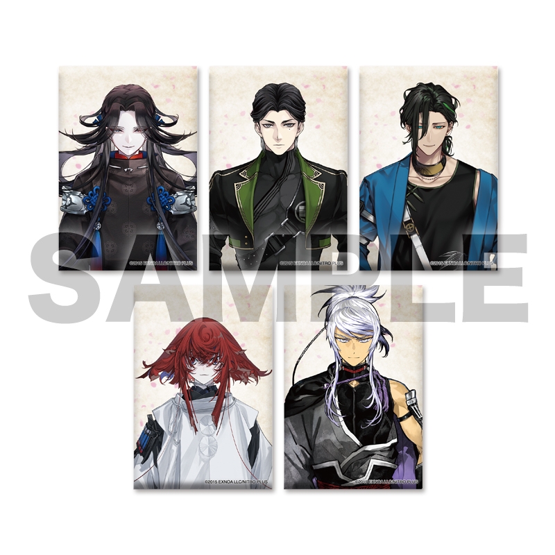 刀剣乱舞 とうらぶ 実休光忠 スクエア缶バッジ 跪坐 刀剣乱舞 とうらぶ