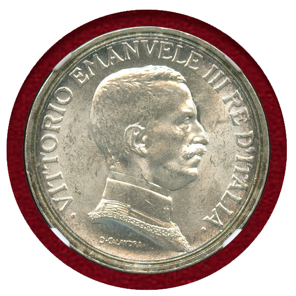 エマヌエーレ3世2リラ銀貨1916年 ☆イタリア2リラ銀貨☆1916年／