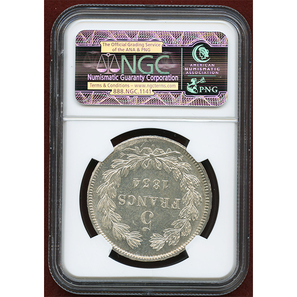 JCC | ジャパンコインキャビネット / フランス 1834W 5フラン 銀貨