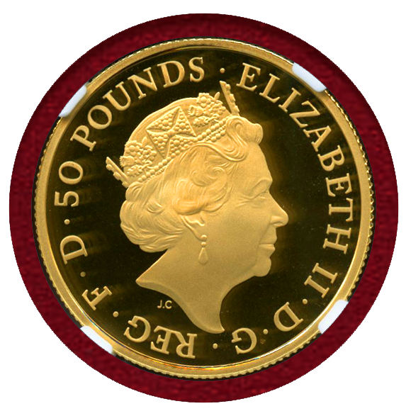 NGC PF69 UC 2015 英国 ブリタニア 50P 金貨 1/40オンス
