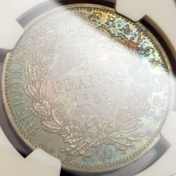 1803年 フランス ナポレオン 統領政権期 5フラン銀貨 1803年 フランス