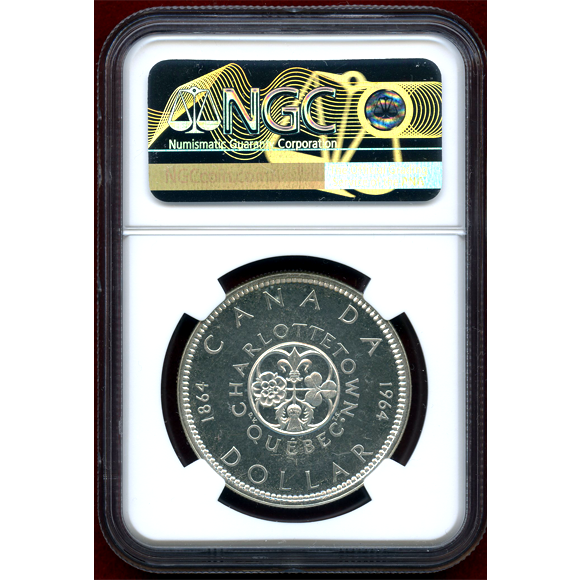 JCC | ジャパンコインキャビネット / カナダ 1964年 1ドル銀貨