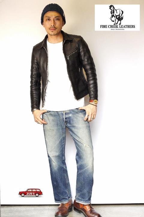 FINE CREEK LEATHERS」 Eric ファインクリークレザーズ エリック 襟