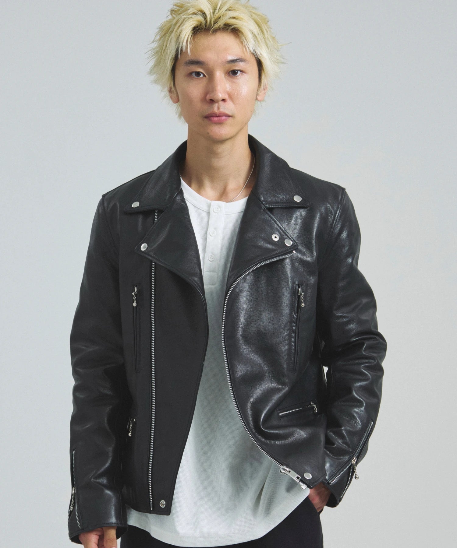 JE-BUFFARO CALF LEATHER DOUBLE RIDERS JACKET 2025 – JACKROSE