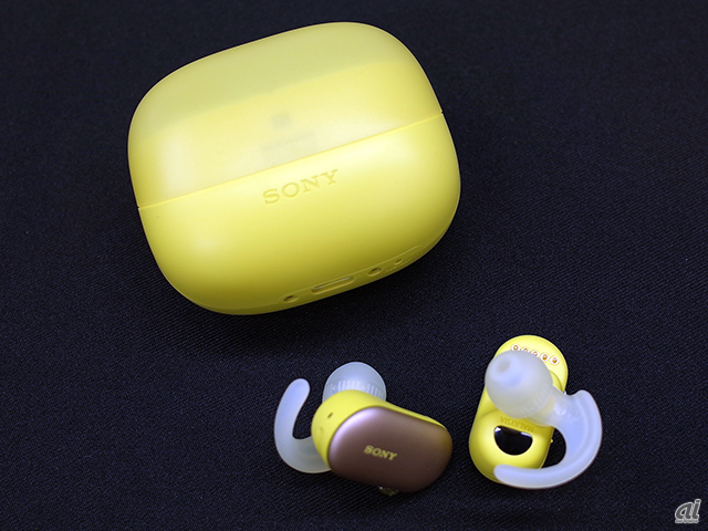 ソニー、完全ワイヤレスイヤホンにメモリを内蔵--落とさないための3