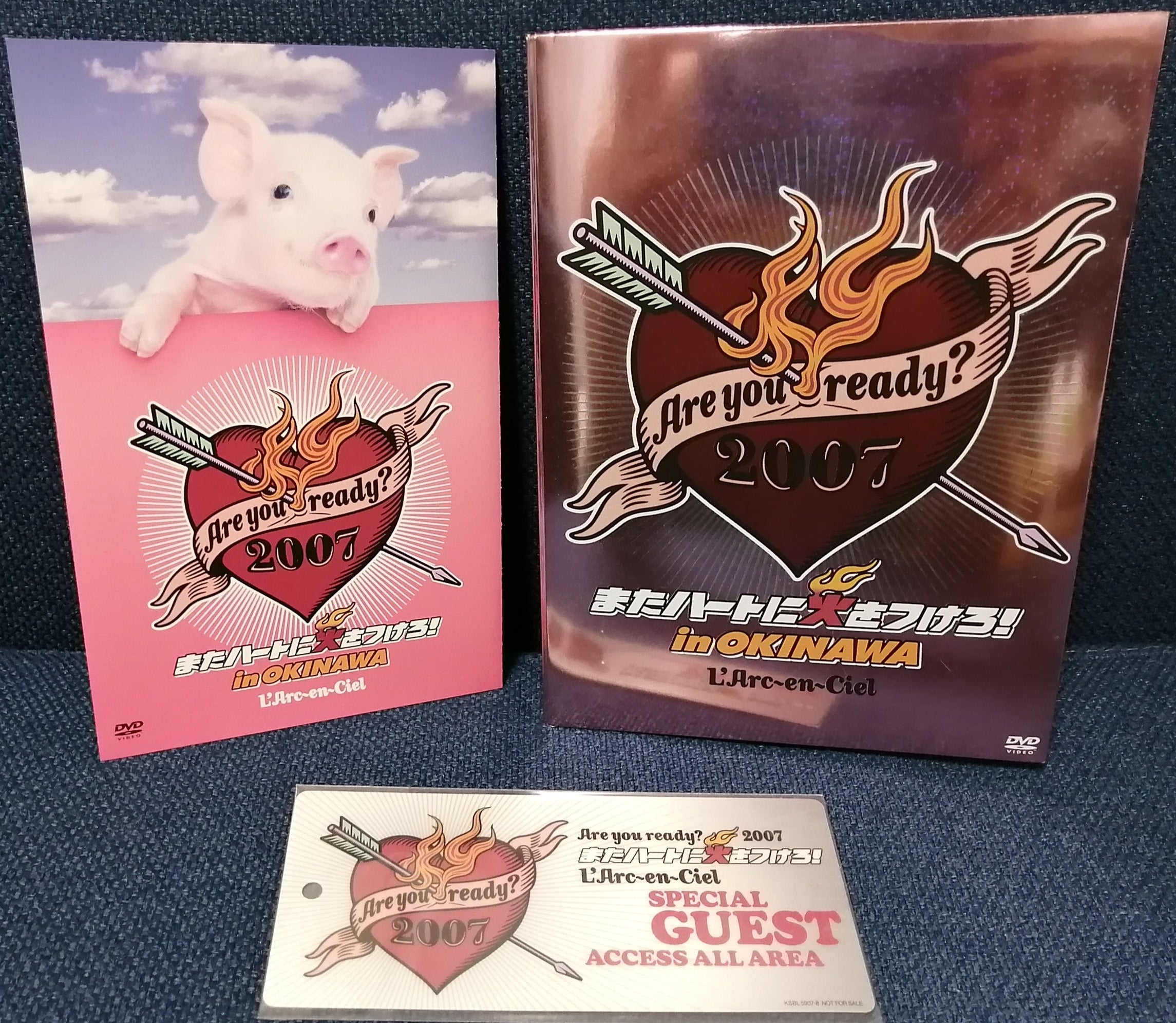 スタッフパス またハートに火をつけろ 07 ラルク L'Arc Amazon.co.jp