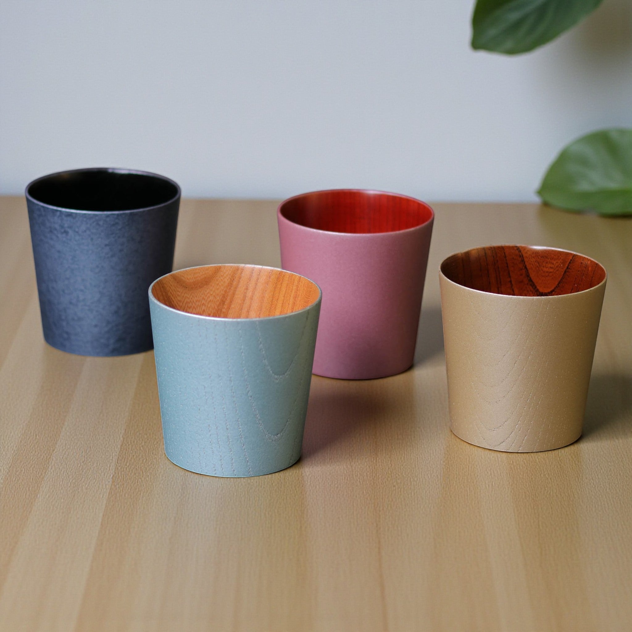 069 山中漆器 笑皿 栗 漆塗り 2枚セット 069 山中漆器 笑皿 栗 漆塗り