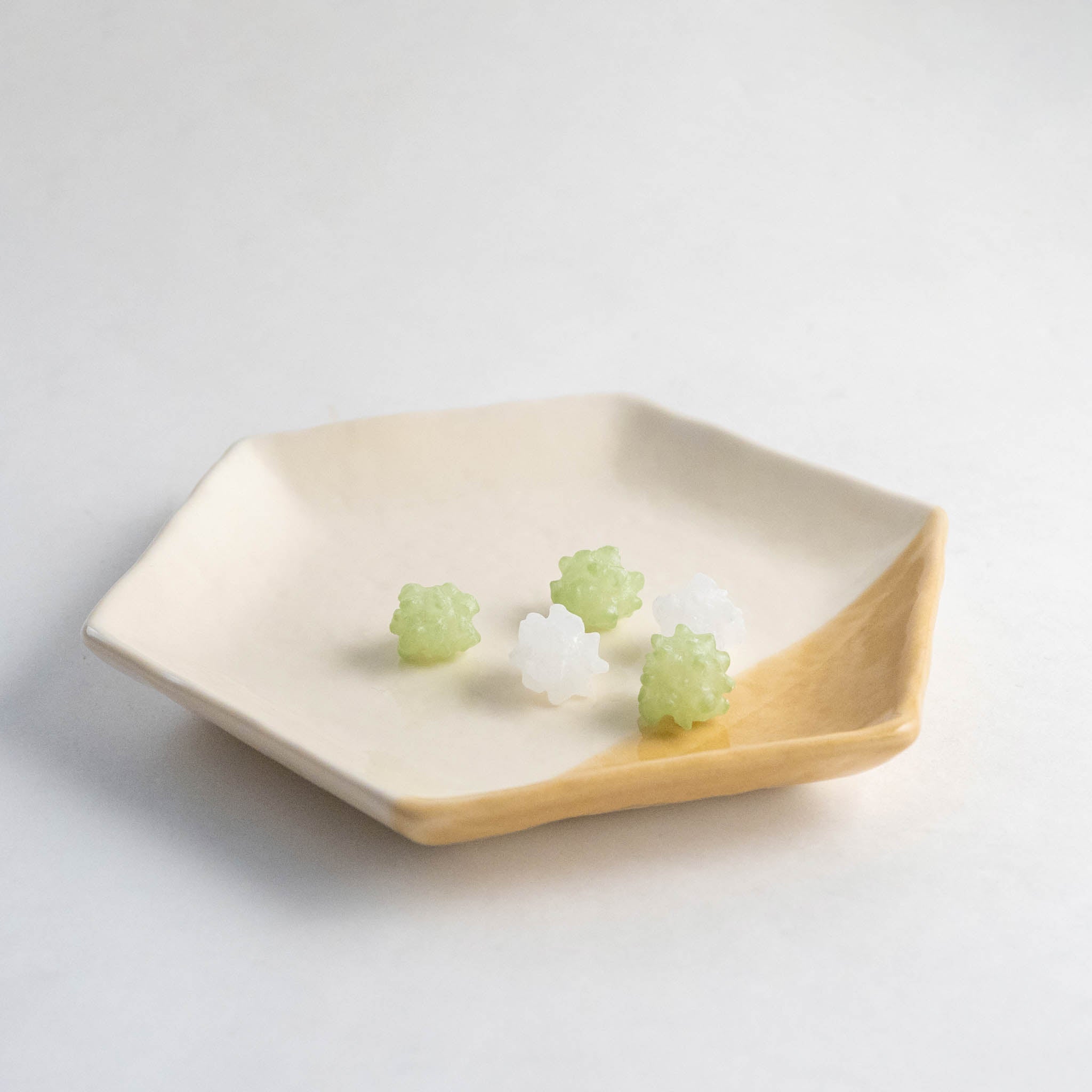 瀬戸焼 豆皿 | 六角豆皿5枚セット | なごやか | m.m.d.